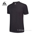 Conception personnalisée rond du cou t-shirt vierge pour hommes